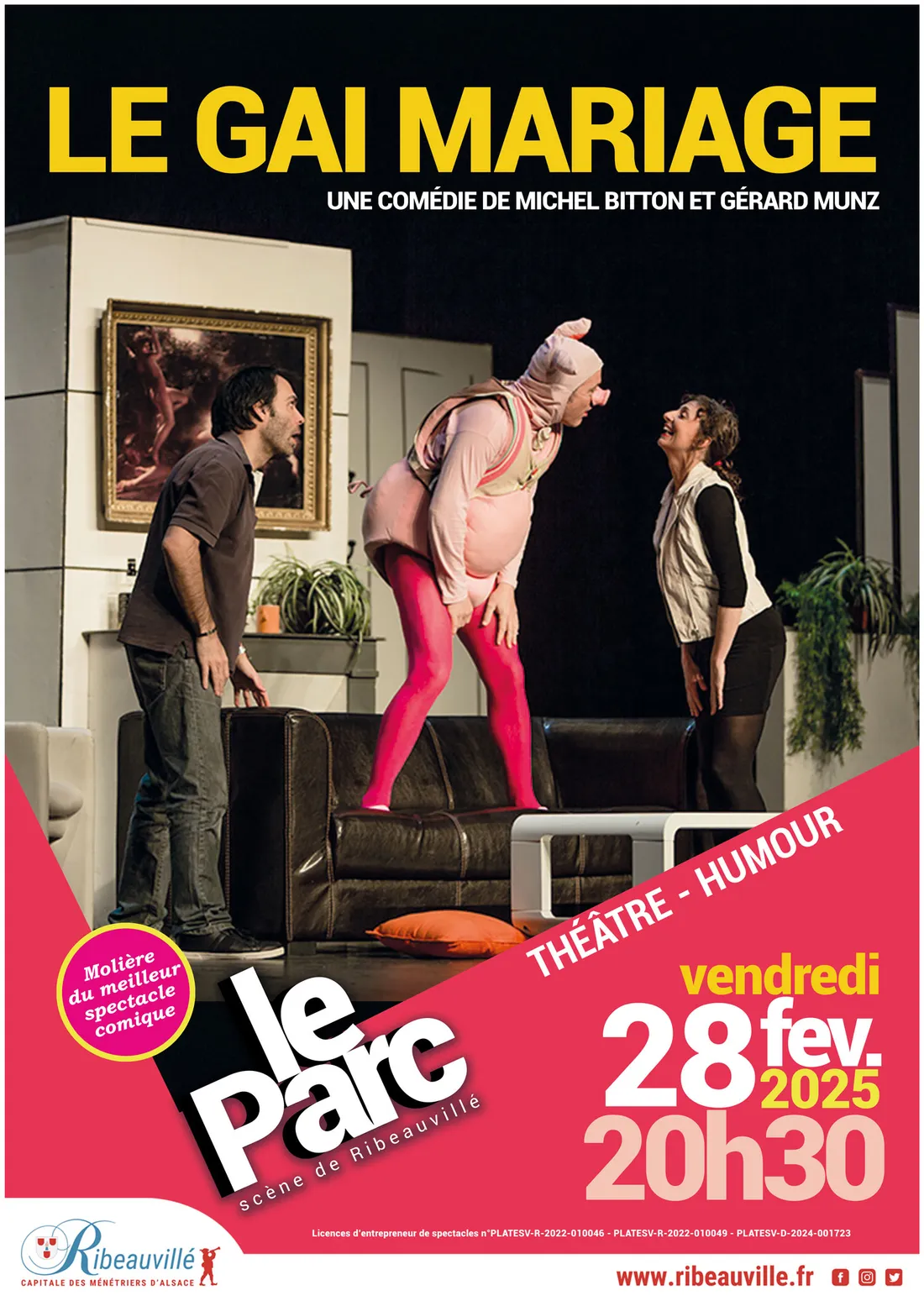 « Le Gai Mariage » - Comédie - Le Parc Ribeauvillé