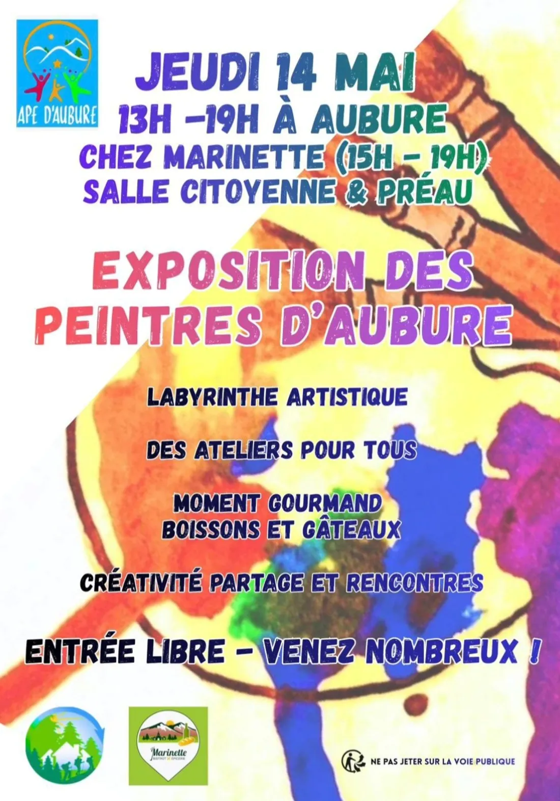 Exposition des peintres d'Aubure 