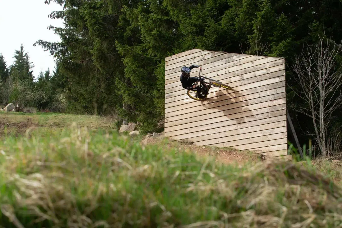 Le mur du Lac Blanc est très technique