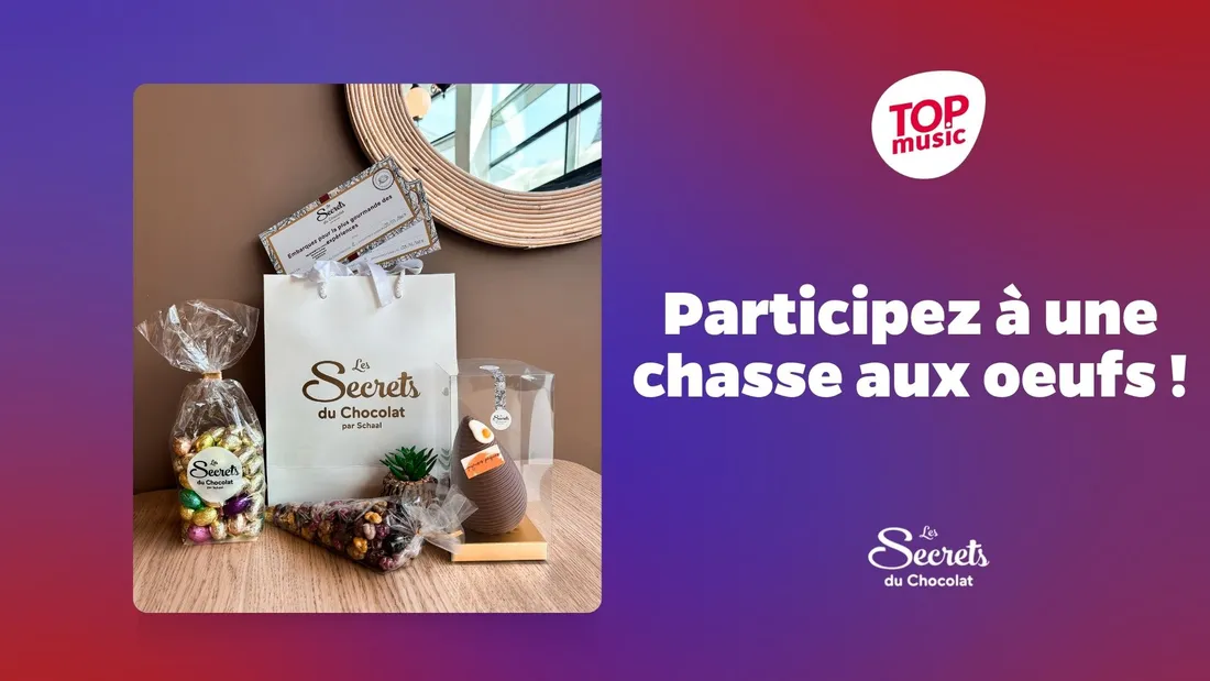 Participez à une chasse aux oeufs dans les locaux Top Music !