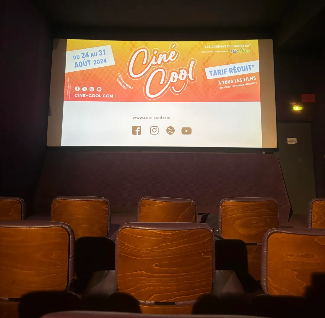 Ciné Cool, du samedi 24 au samedi 31 août