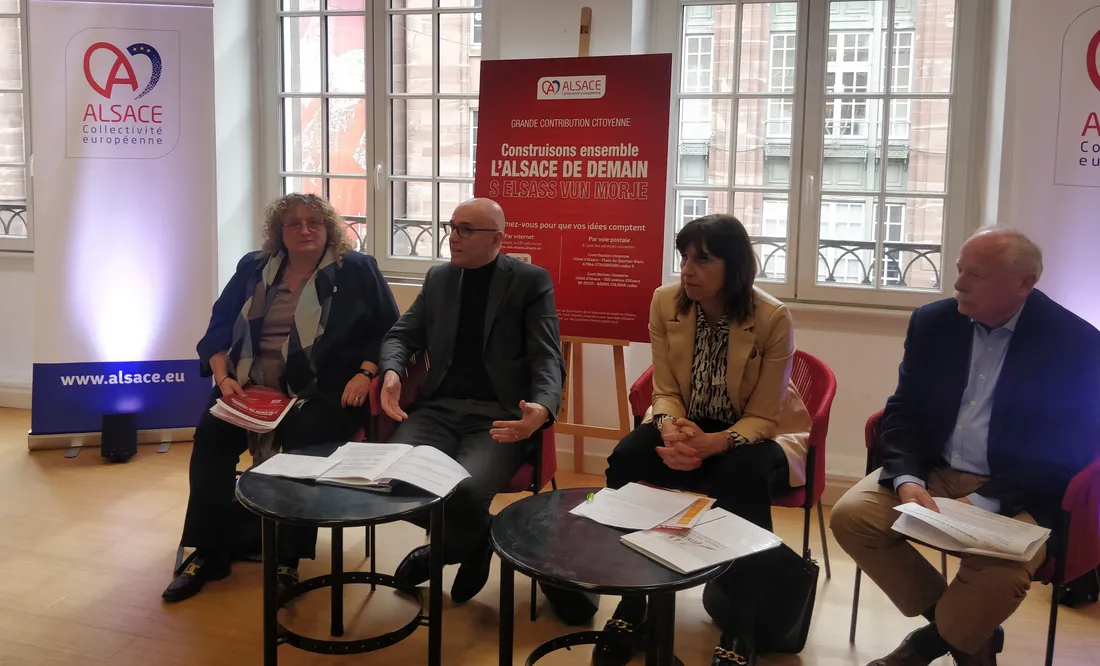 Frédéric Bierry a lancé sa contribution citoyenne au Club de la presse à Strasbourg