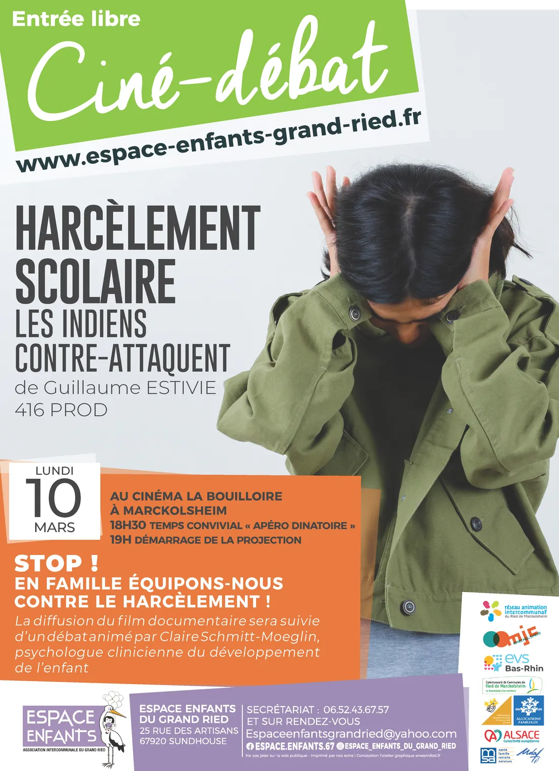 Ciné-débat : Harcèlement scolaire "Les Indiens contre-attaquent" Marckolsheim