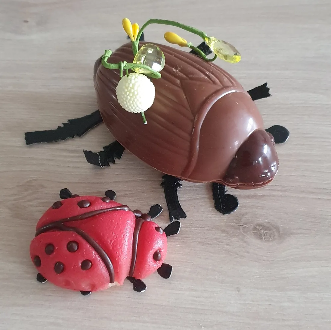 les hannetons en chocolat