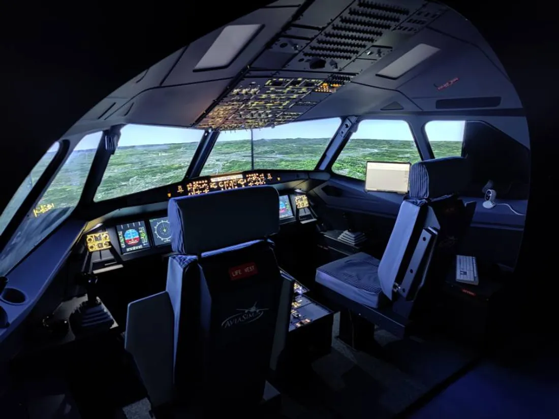 AviaSim est situé rue Jean Monnet à Wittenheim