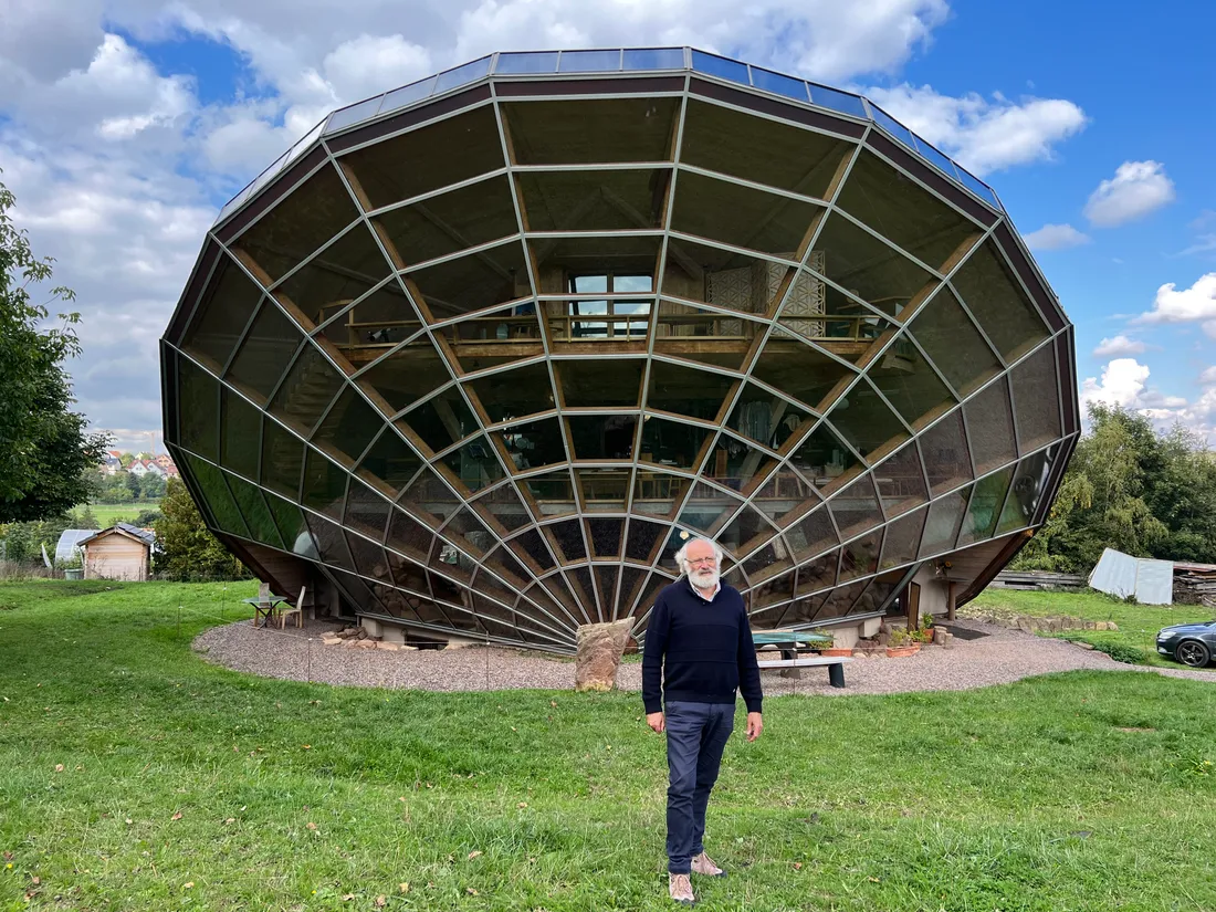 Eric Wasser est le propriétaire de l'héliodome à Cosswiller