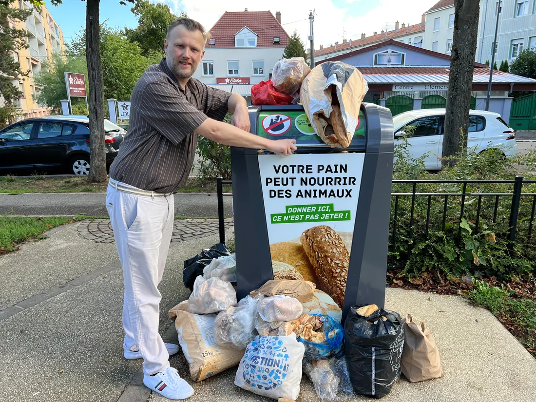 David Malas est l'initiateur des boites à pain à Mulhouse