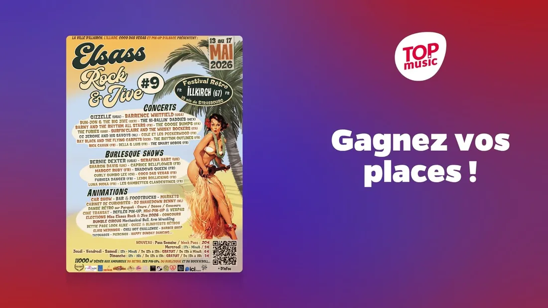 Gagnez vos places pour l’Elsass Rock and Jive Festival