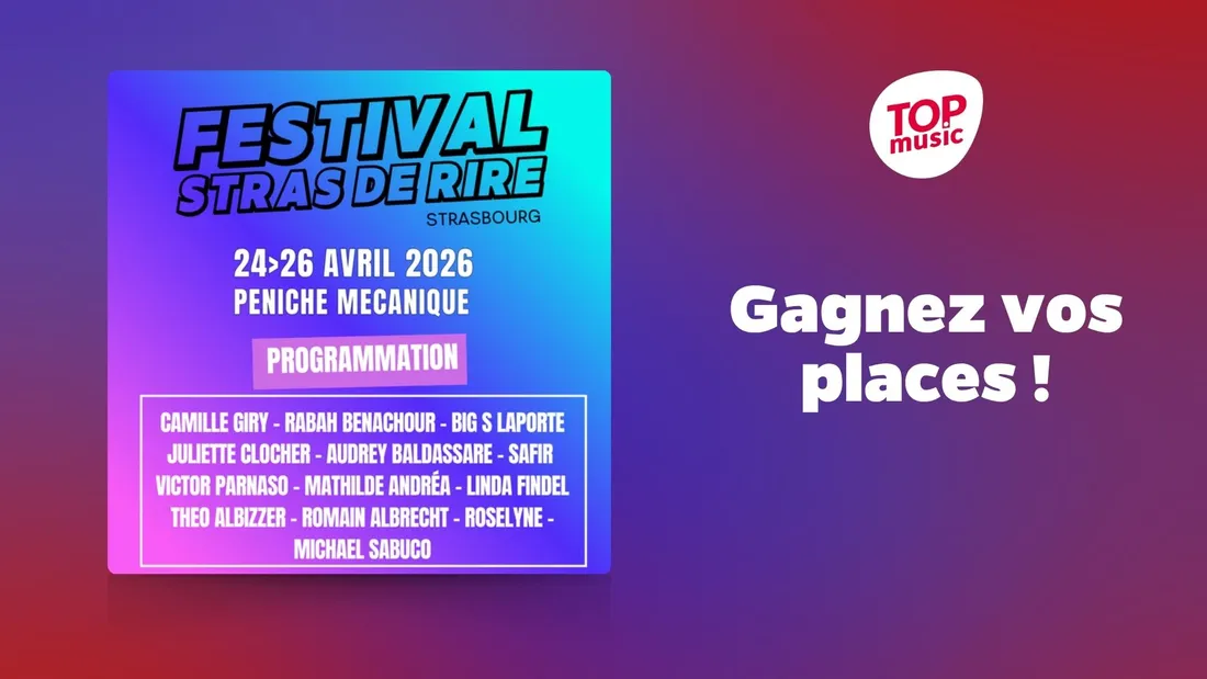 Gagnez vos places pour le Festival stras' de rire !