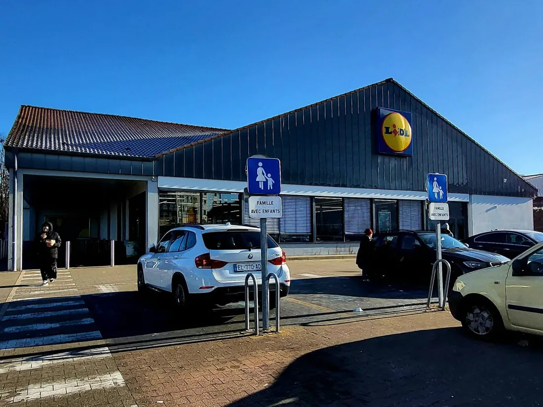 Les salariés de LIDL protestent notamment contre l'ouverture des magasins le dimanche