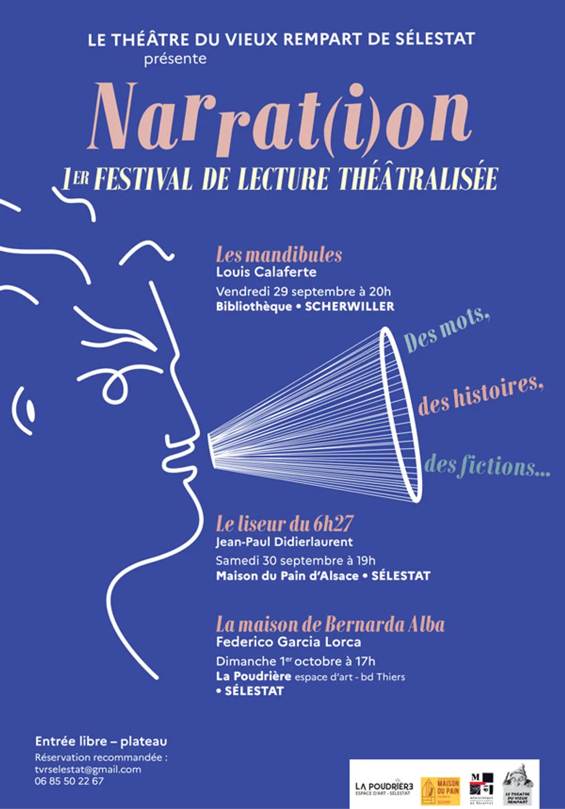 Narrat(i)on 1er festival de lecture théâtralisée