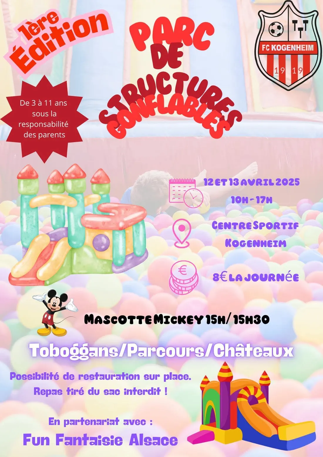 Parc de structures gonflables