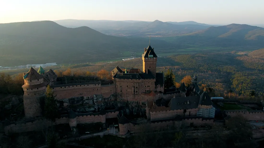 L'arrivée sera au Château du Haut-Koenigsbourg