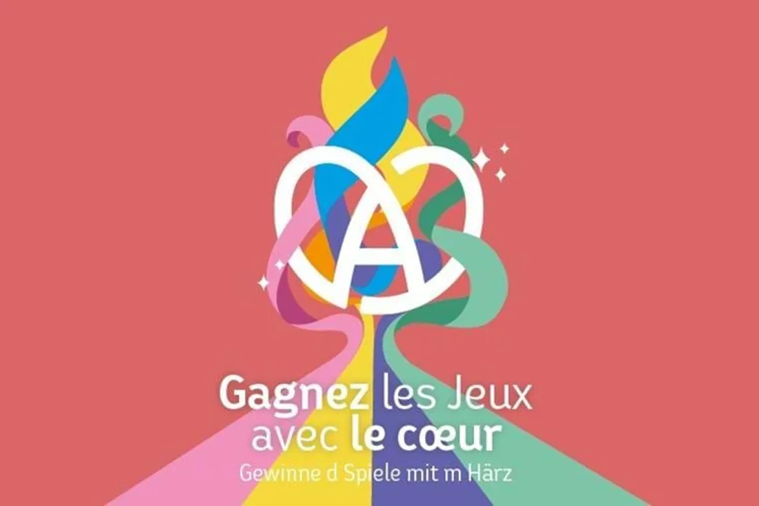 Logo du passage de la flamme olympique en Alsace 