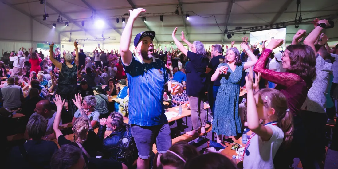 L'ambiance d'une précédente Fête de la bière à Schiltigheim