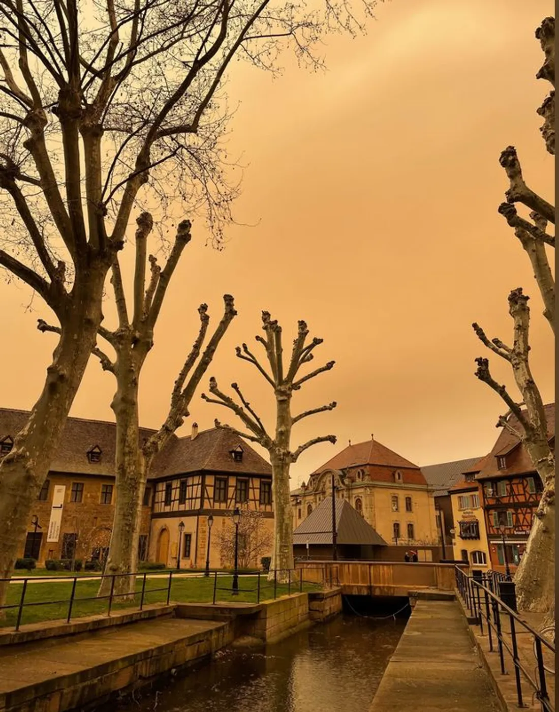 Le ciel de Colmar, ce mardi après-midi