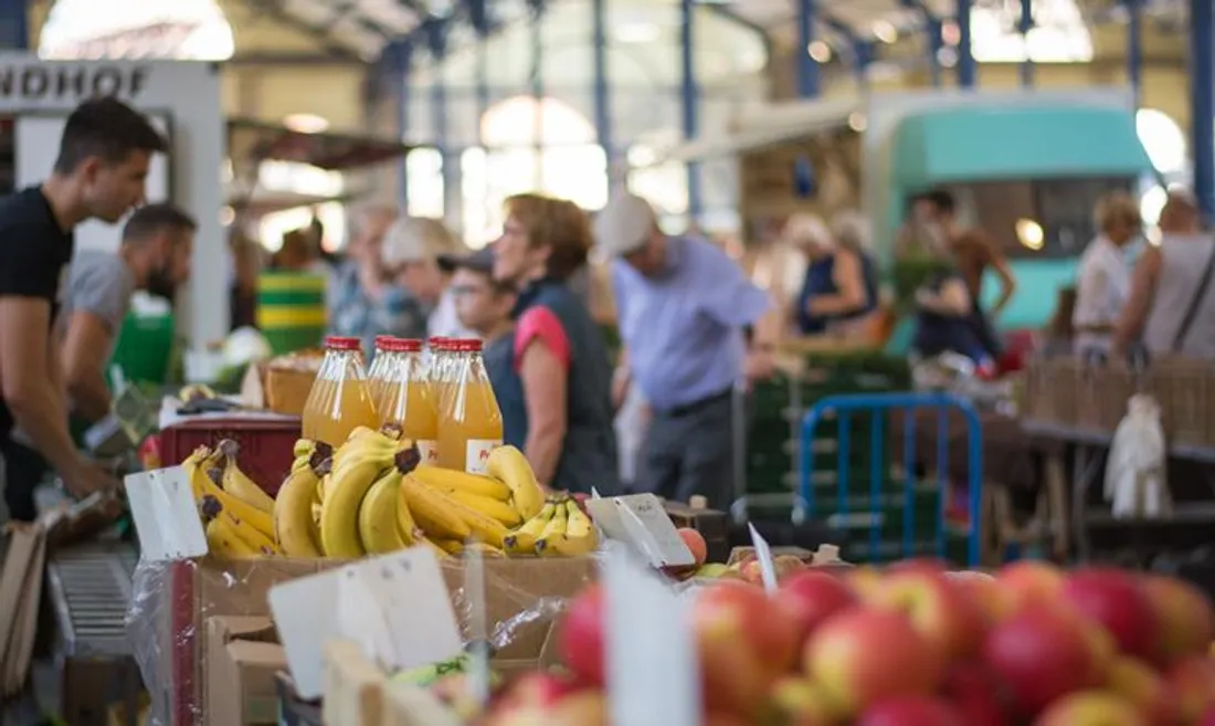Le marché de la halle aux houblons de Haguenau