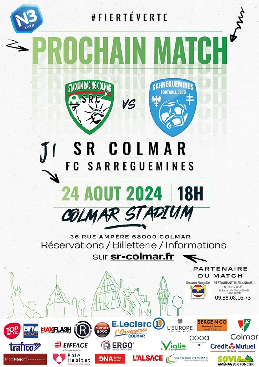 Match SR Colmar / FC Sarreguemines