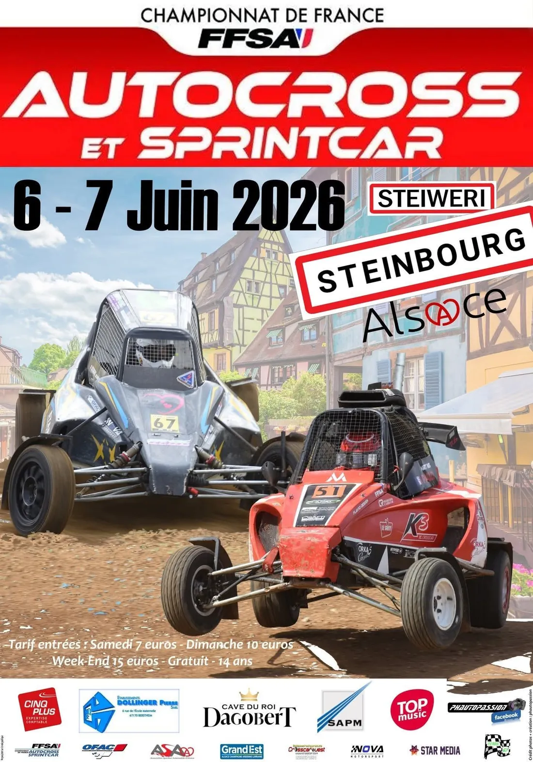 Championnat de France d’Autocross et Sprintcar à Steinbourg