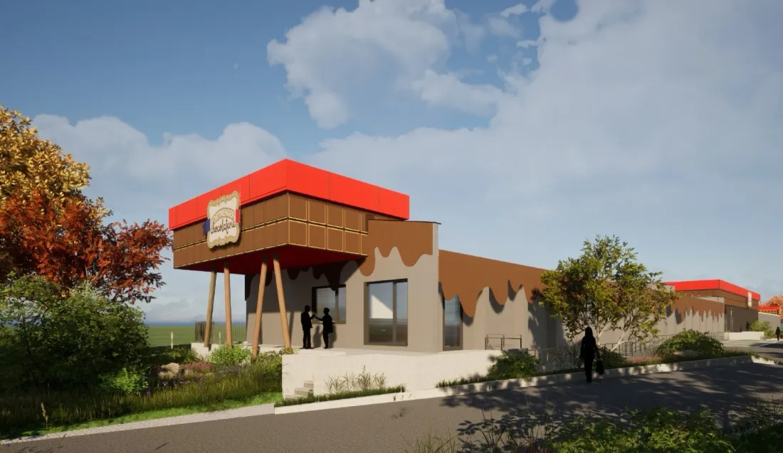 Voici à quoi ressemblera la chocolaterie Fortwenger après travaux.