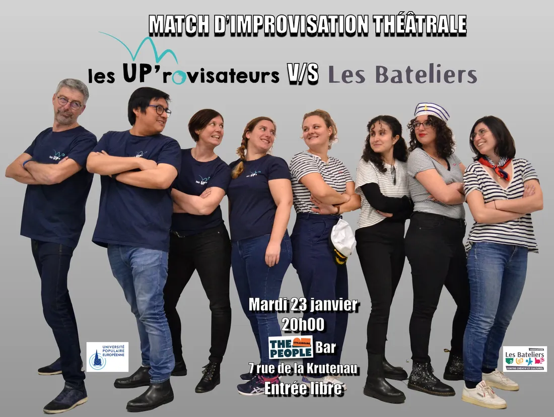 Les UP’rovisateurs V/S les Bateliers