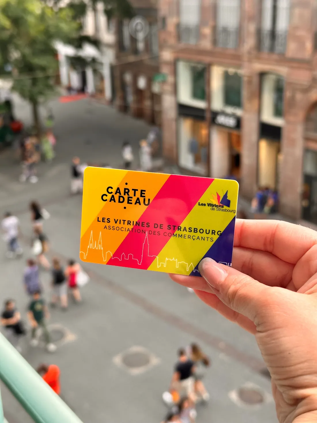 Lancement de la carte cadeau des Vitrines de Strasbourg, le 1er juillet