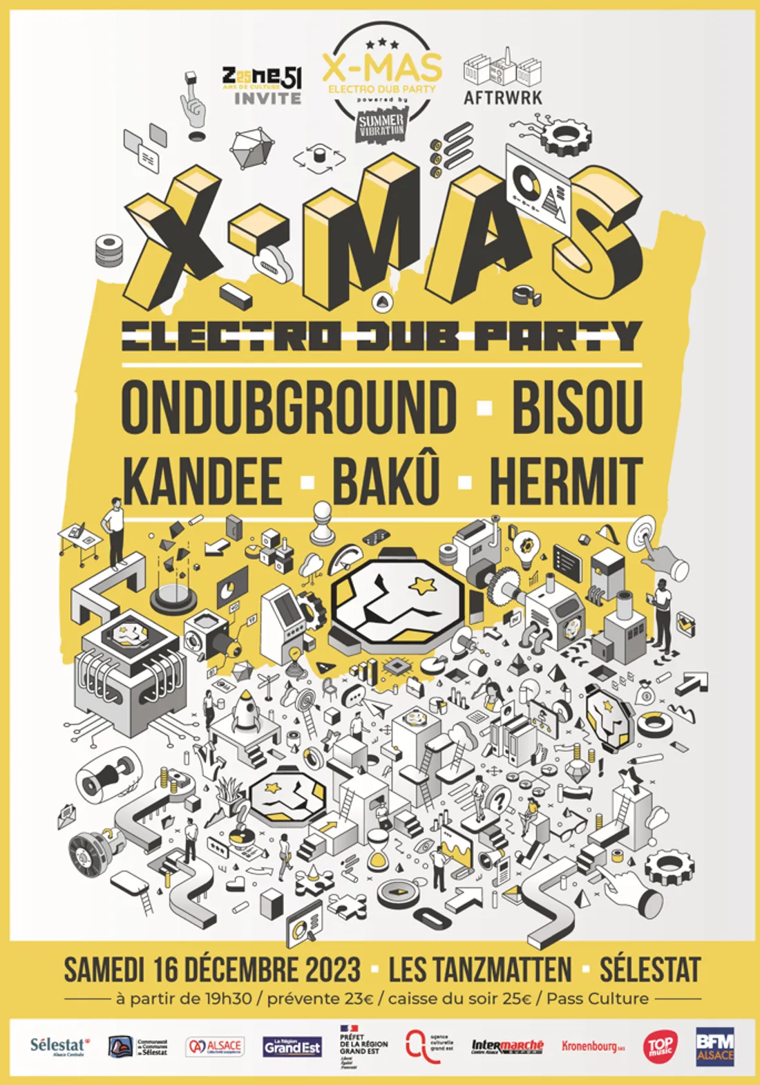 X-MAS PARTY 2023 : ONDUBGROUND – BISOU – KANDEE – BAKÛ – HERMIT