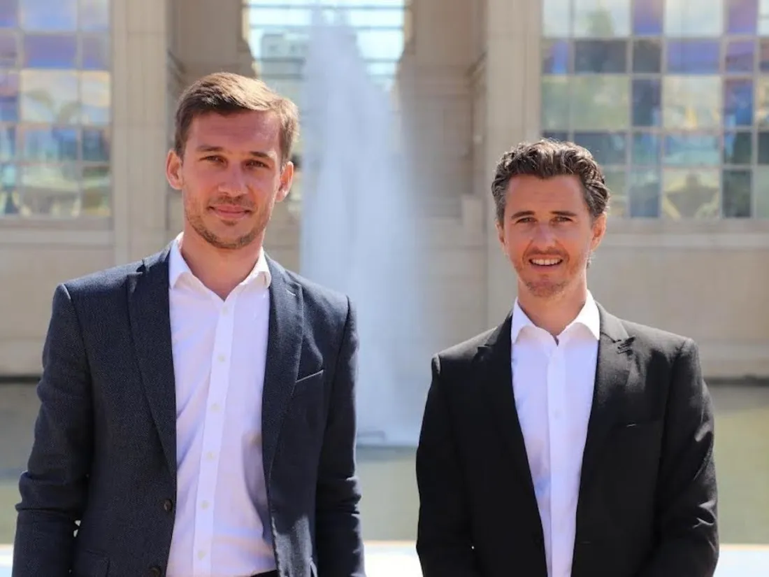 Julien Miro, tête de liste LREM dans l'Hérault avec Vincent Terrail-Novès, candidat régional