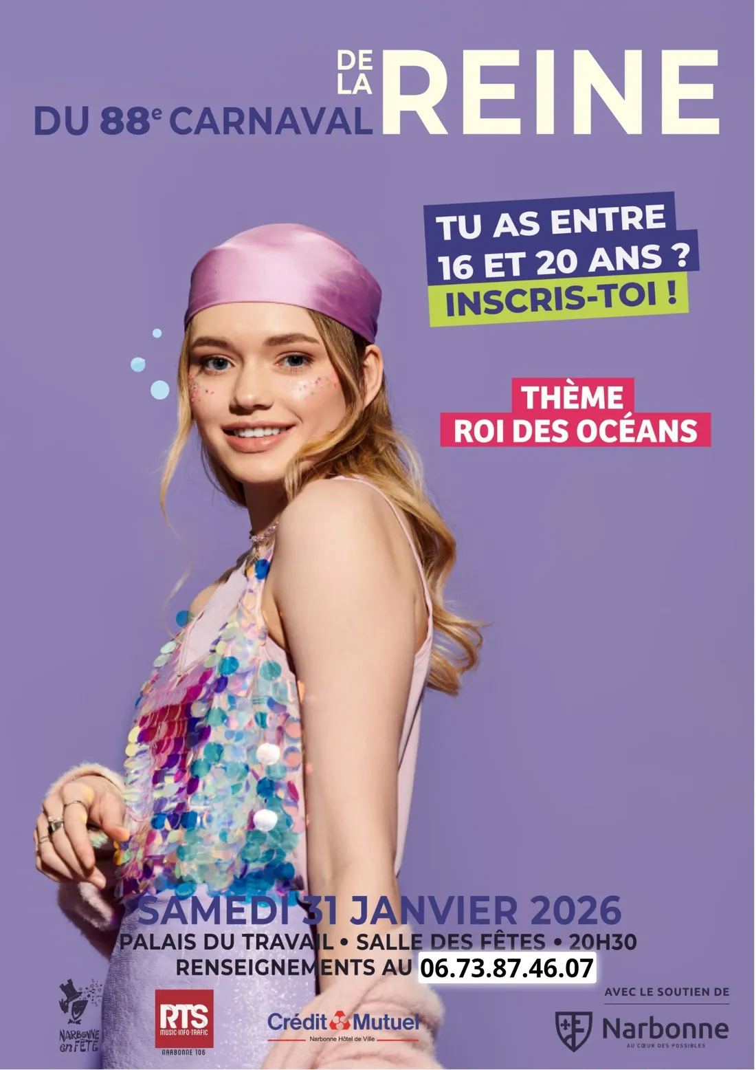 Election de la reine du 88ème carnaval de Narbonne