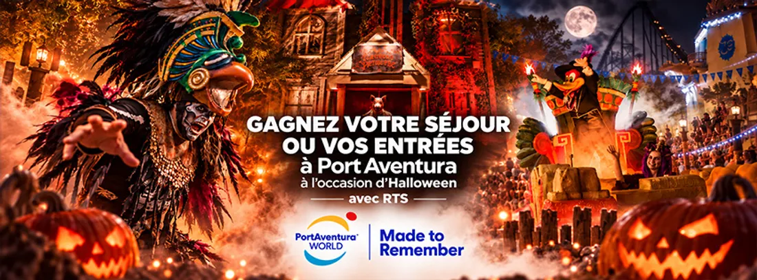 Gagnez votre séjour ou vos entrées à Port Aventura à l'occasion d'Halloween