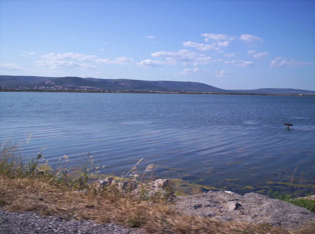L'étang d'Ingril, à Frontignan dans l'Hérault.