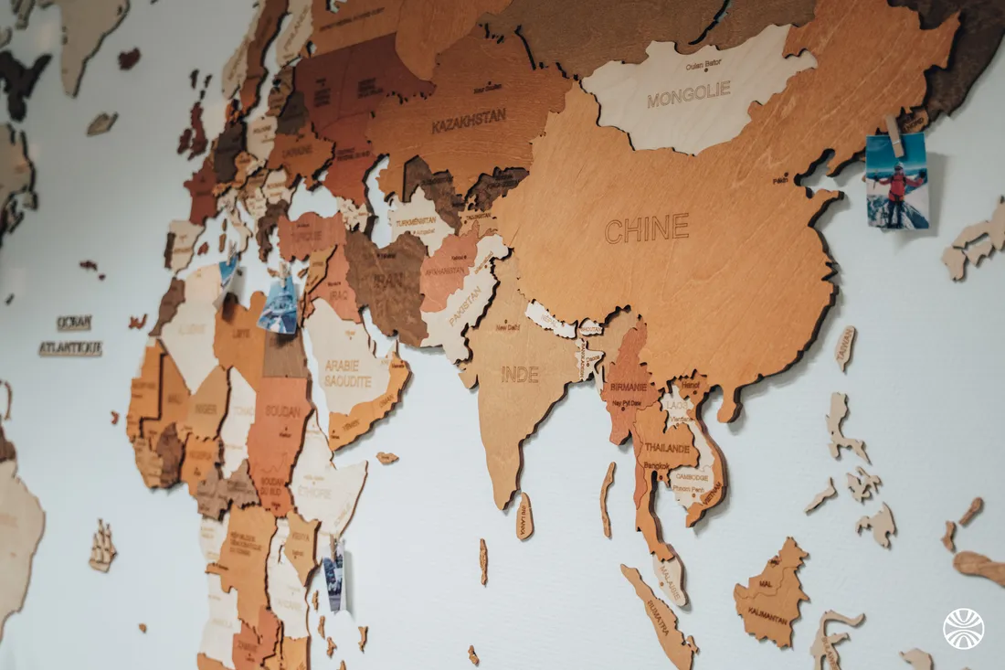 Carte pression touristique