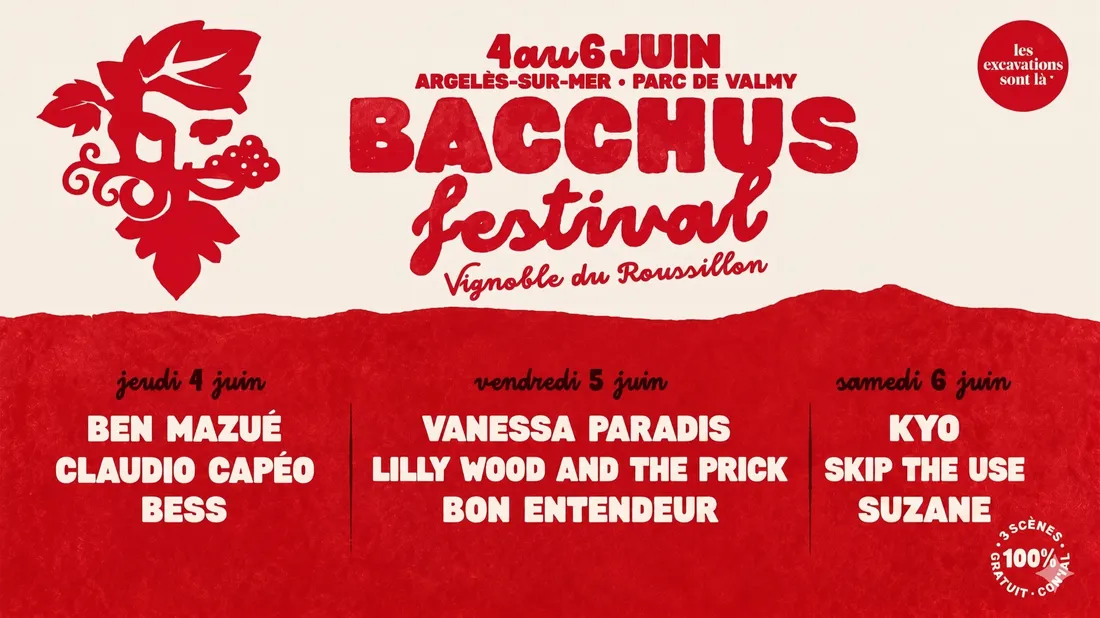 Gagnez vos invitations pour le Bacchus Festival
