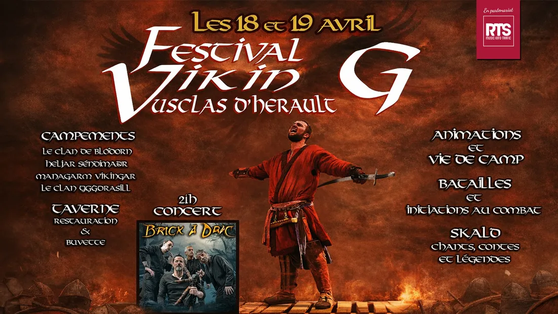 Les Vikings débarquent en Occitanie à Usclas d'Hérault