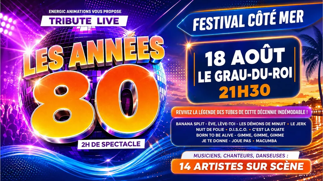 Les Années 80 aux arènes du Grau du Roi