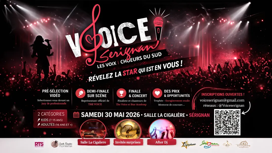 Concours de chant "Voice Sérignan, les voix chœurs du sud"