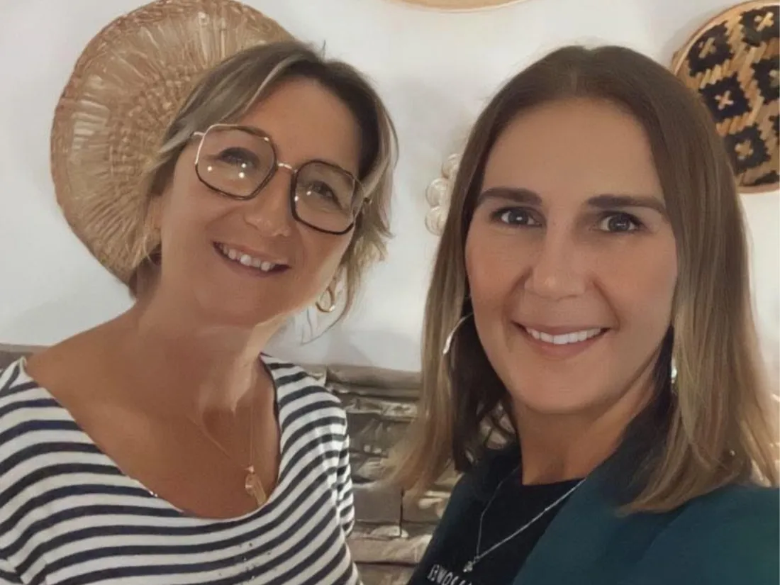 Marie Bellot et sa soeur récoltent de l'argent en faveur de leur association "Entre Nous"