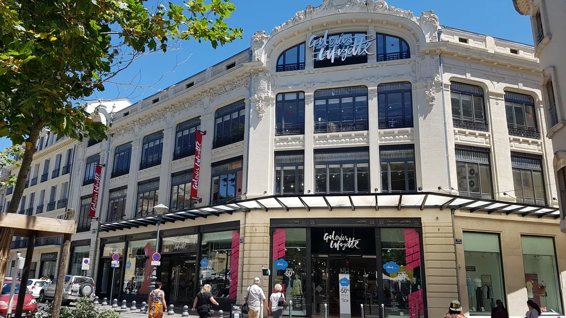 Les galeries Lafayette, sur les allées Paul Riquet.