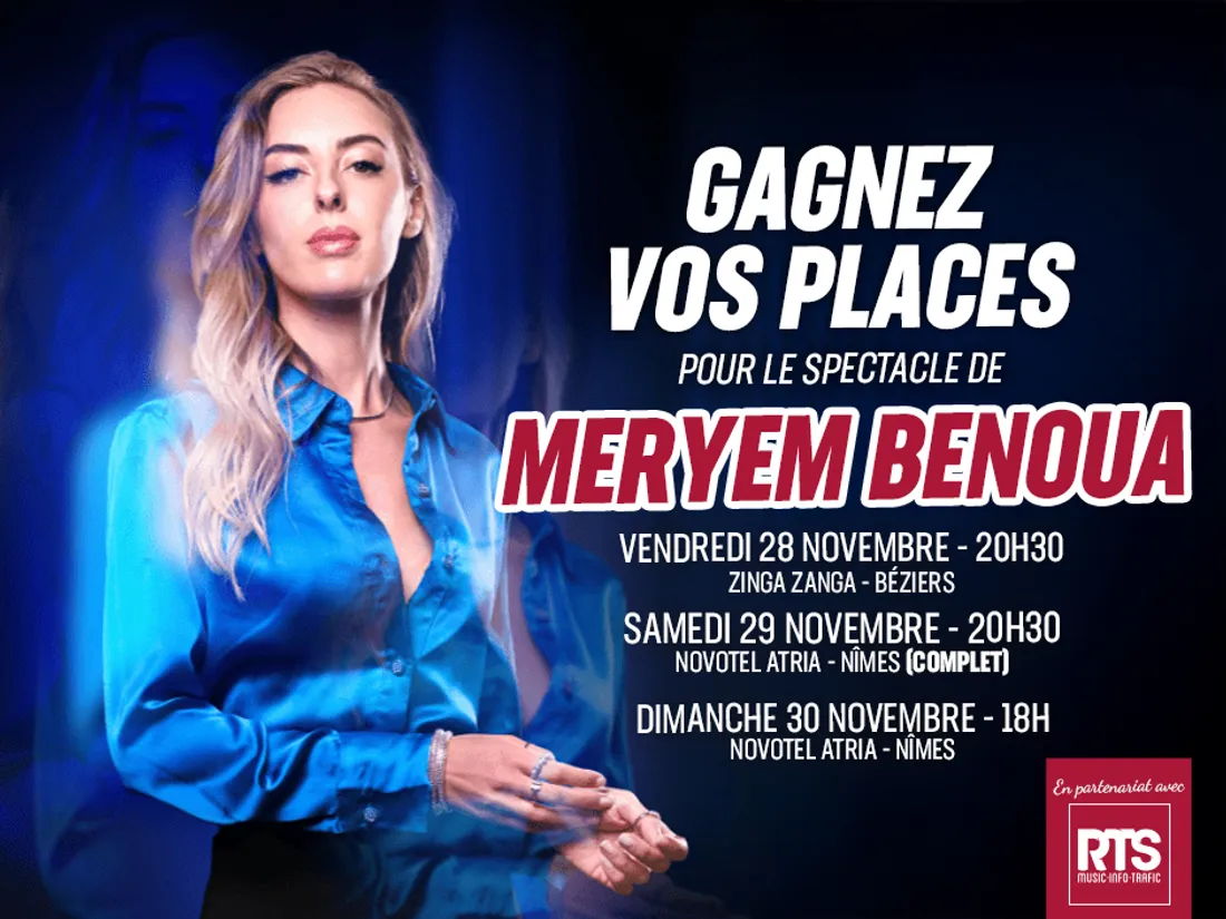 Meryem Benoua à Zinga Zanga et au Novotel Atria de Nîmes