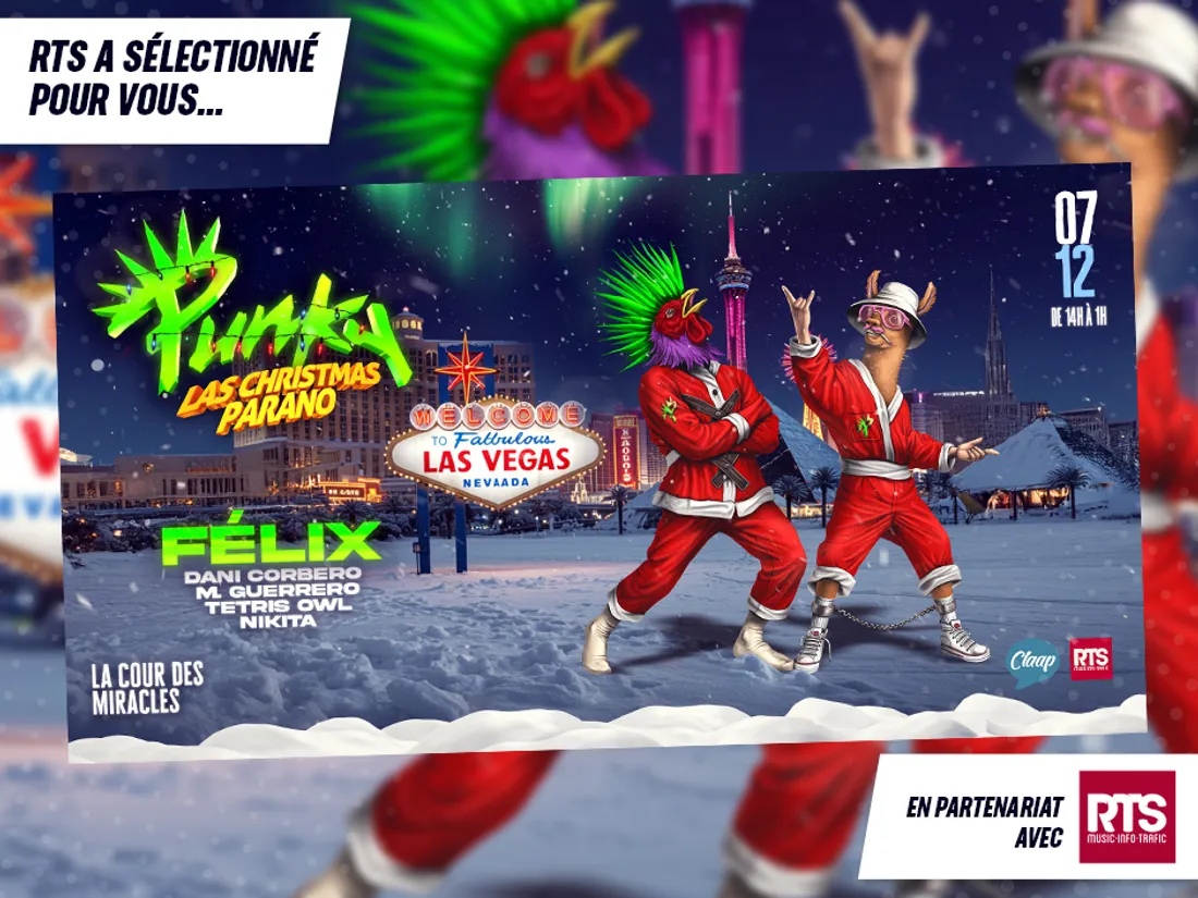 RTS radio partenaire officielle de la Punky Las Christmas Parano à Béziers !