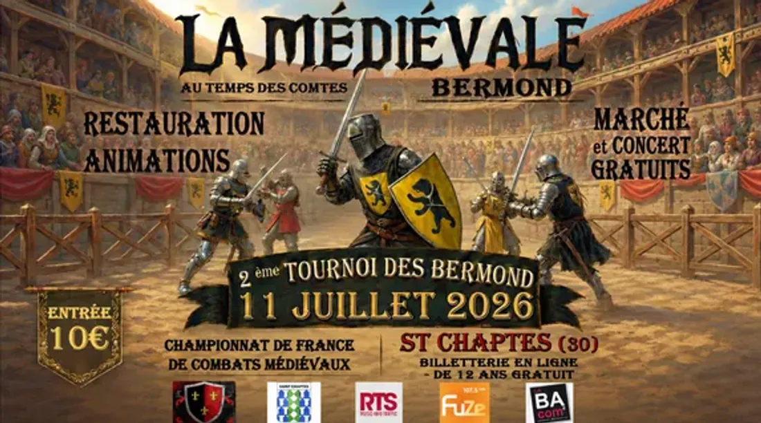 Médiévale et Tournoi des Bermond 2026 à Saint-Chaptes