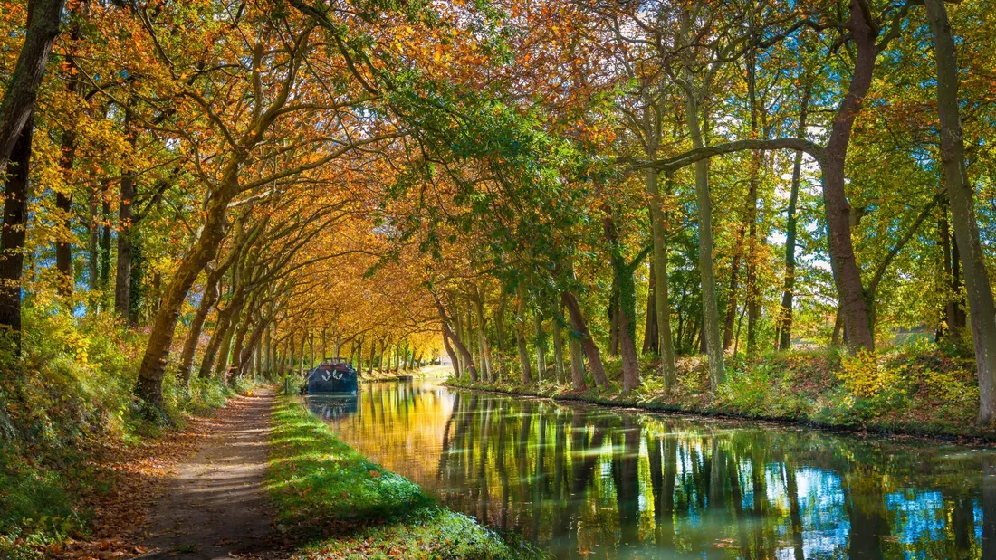 Pas assez d'eau dans le Canal du Midi.
