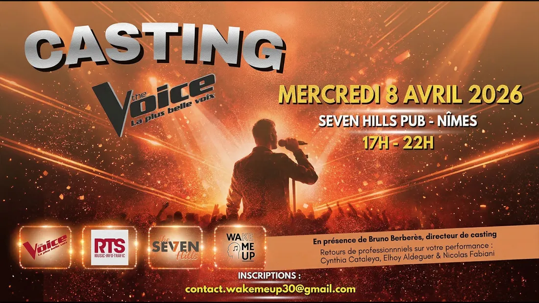  Inscrivez-vous pour le prochain casting The Voice à Nîmes !