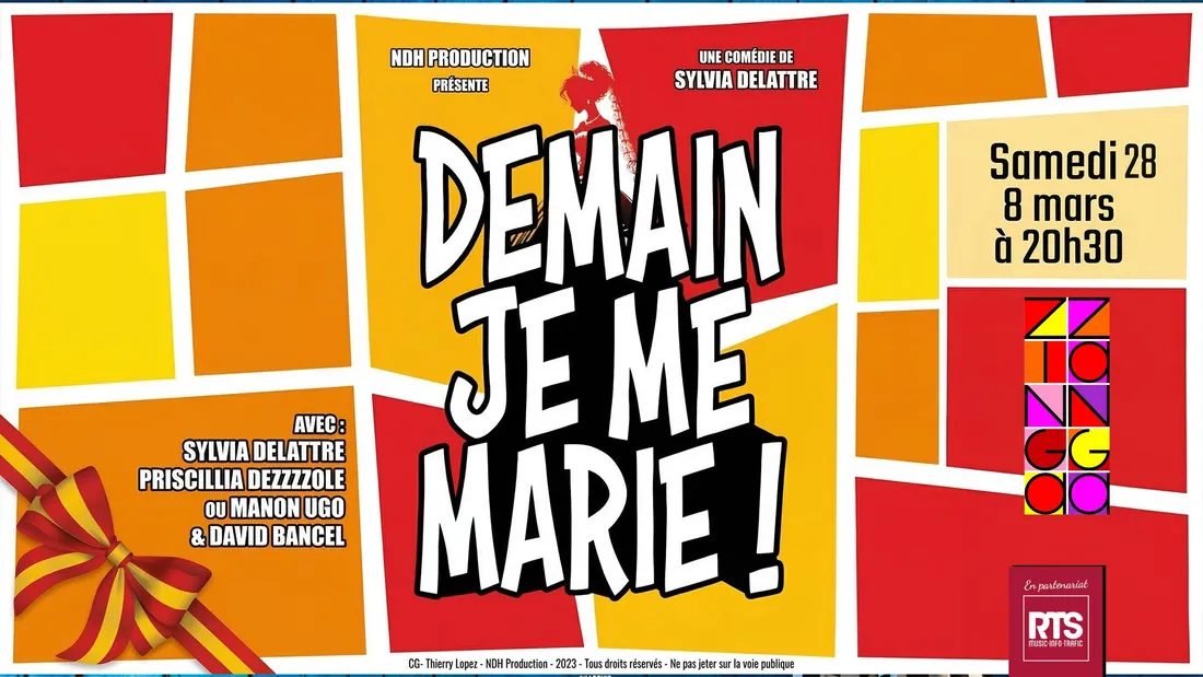 "Demain je me marie" à la Salle Zinga Zanga de Béziers