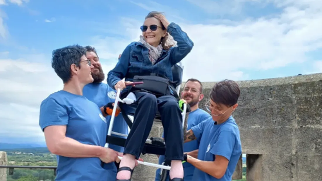 Action de l'association Portez-moi Pour Un Rêve