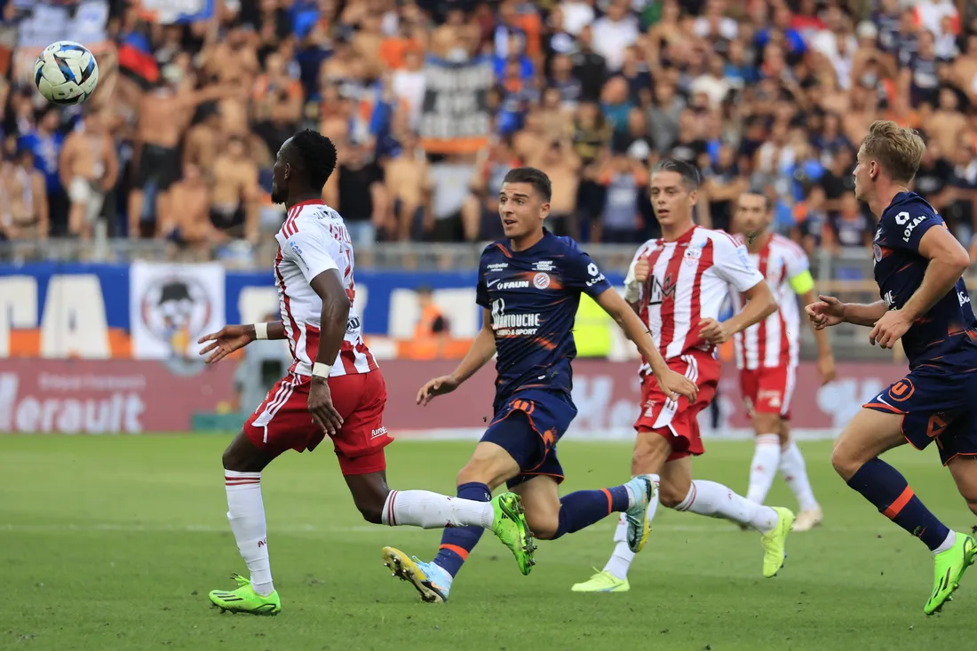 MHSC-ACA (2-0),  le 31/08/2022 au stade de la Mosson