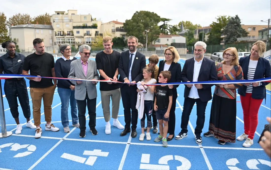La piste "bleue" connectée inaugurée ce dimanche, à Montpellier.