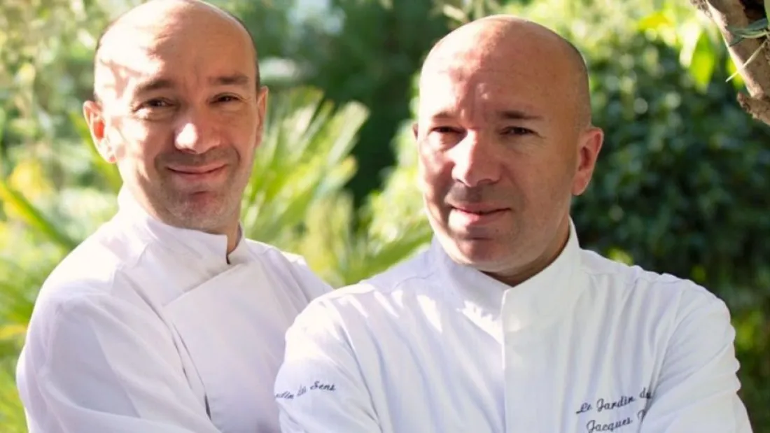 Les frères Pourcel, chefs du Jardin des Sens à Montpellier.