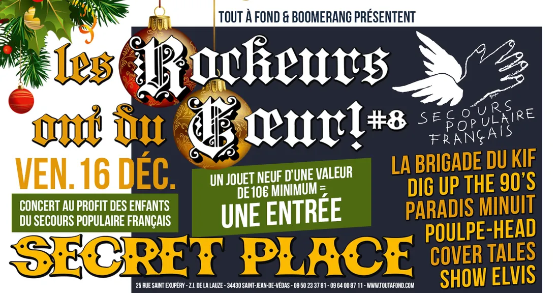 Les rockeurs ont du coeur