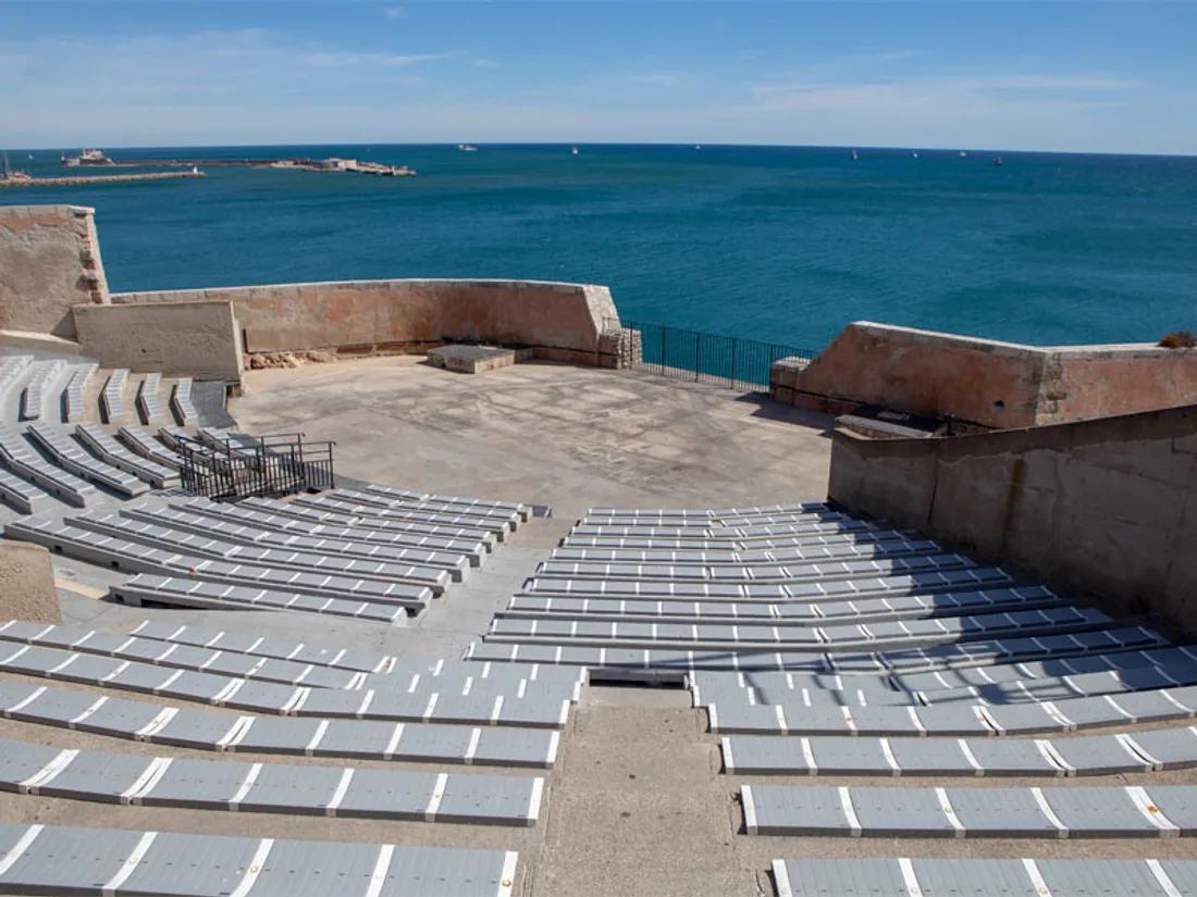 Le théâtre de la mer, à Sète.